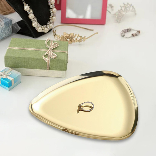 Qh1 Elegante Bandeja Organizadora De Joyas Para Tocador Y