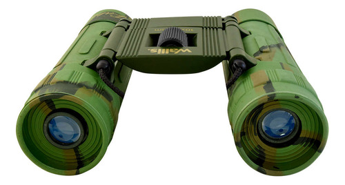 Binocular Verde Camuflaje Wallis Tipo Tejado Metal Revestido