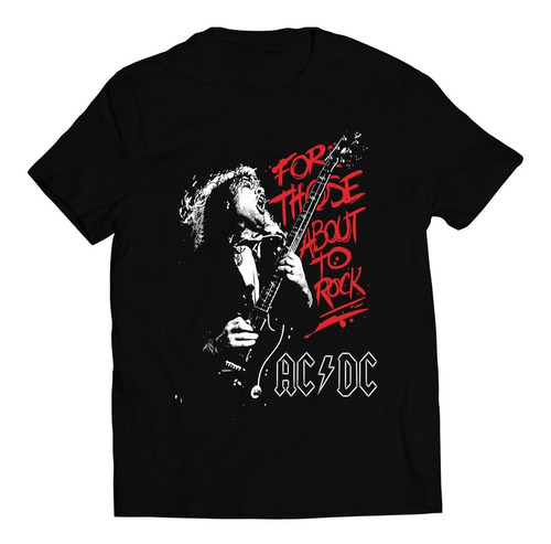 Polera Música - Ac/dc - For Those About To Rock