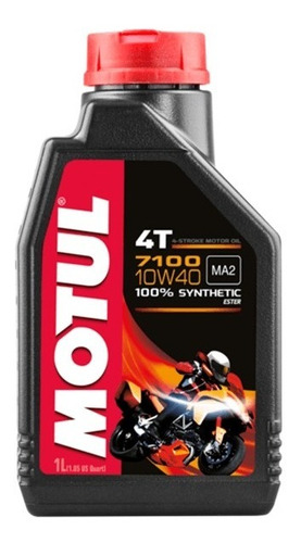 Aceite Moto Motul 7100 10w40 100% Sintetico 1 Litro