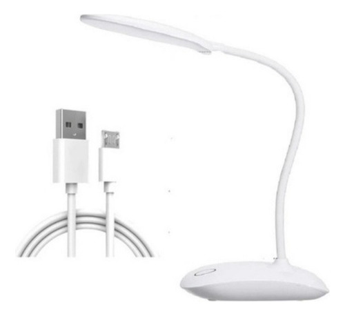 Lampara Tactil Led Escritorio Soporte Flexible Recargable