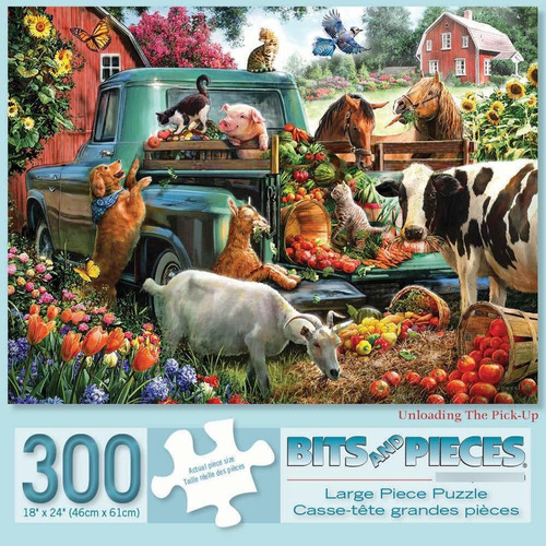 Bits And Pieces 300 Piece Jigsaw Puzzle For Adults  18  X 24