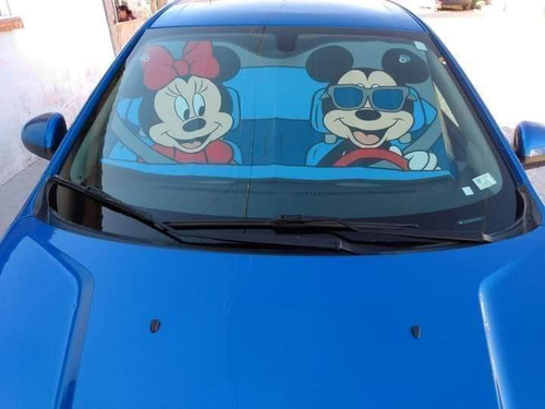 Parasol Mickey Y Minnie Cubre Sol Automovil Réflex Sunscreen