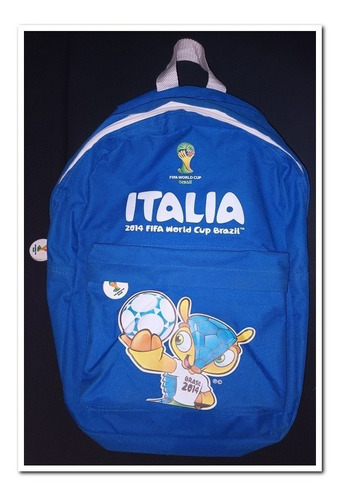 Italia Fifa World Cup Brazil 2014, Mochila 40x30 Cms. Aprox.