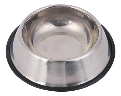 Plato Cuenco Bowl Acero Inoxidable Antihongos 34 Cm Mascotas