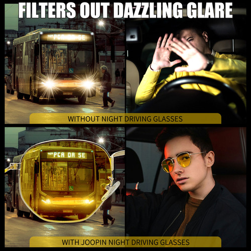 Lentes Nocturnos Para Manejar De Noche Hombre Mujer Amarillo