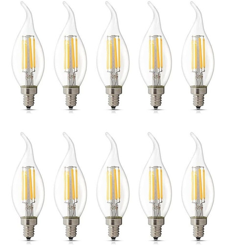 Bombilla Led Edison De 4 W, 110 V, Base E12, C35