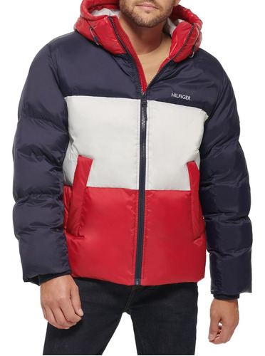 Chamarra Tommy Hilfiger Holgada Sport Ski Acolchada Cth12