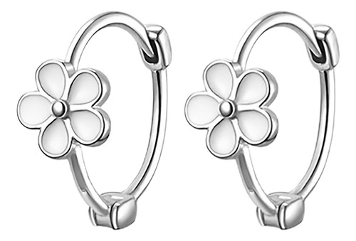 Pendientes De Aro Con Forma De Flor, Joyas Minimalistas Para