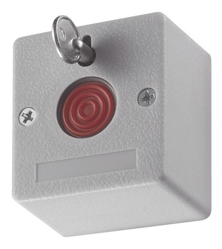 Hikvision Botón de Pánico Cableado Compatible con Cualquier Panel de Alarma DS-PD1-EB LLave de Seguridad Material Retardante al Fuego (ABS) Máxima seguridad