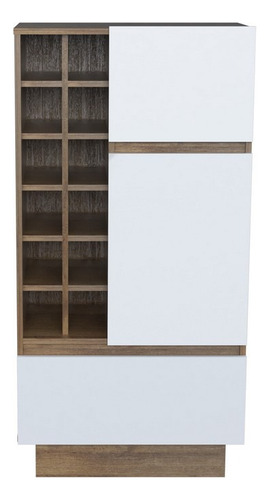 Mueble Bar Inval Amaretto/blanco Mb2022