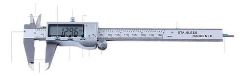 Calibrador Digital Vernier Metal Acero Inoxidable 0 5.906 In