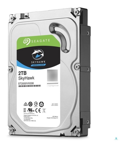Imagen 3 de 9 de Disco Rígido 2tb Seagate Skyhawk Video Vigilancia Seguridad