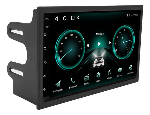 Multimidia Fox 2010/2014 Android 14 Carplay 4gb 64gb 7p