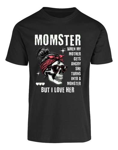 Playera Hombre Día De Las Madres - Momster - Mamá