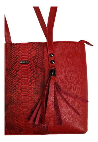 Bolso Piel Original Piton Serpiente Cuero Artesanal Exotico