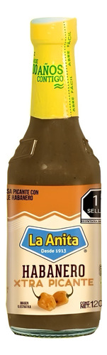 Salsa Habanero Extra Picante 120ml La Anita México - Lireke