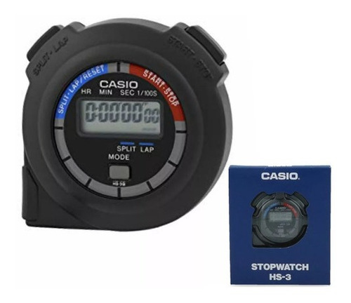 Cronometro Profesional Casio Hs-3 ,2 Tiempos Stopwatch Hs-3