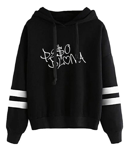 Sudadera Con Capucha Peso Pluma Merch World Tour Con Barras