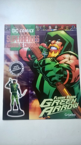 Figura Green Arrow Resina De Acero Coleccion Dc Comics