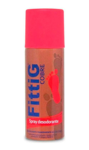 Talco Spray Fittig Para Pies Cobre 100 Ml
