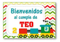 Comprar Candy Bar Mini Kit Imprimible Trencito Mod.2 Tren Colorido