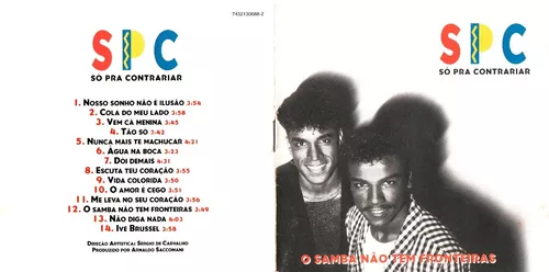 SÓ PRA CONTRARIAR - O SAMBA NÃO TEM FRONTEIRA - 1995 - RCA - D vinil - Loja  especializada em Discos de Vinil