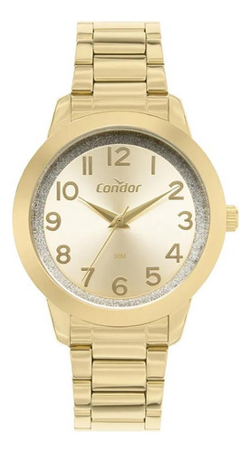 Relógio Feminino Condor Dourado Analógico Co2039bis4d