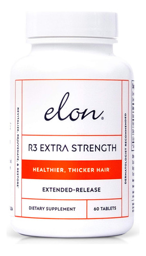 Elon R3 Suplemento Para El Crecimiento Del Cabello Para Muj.