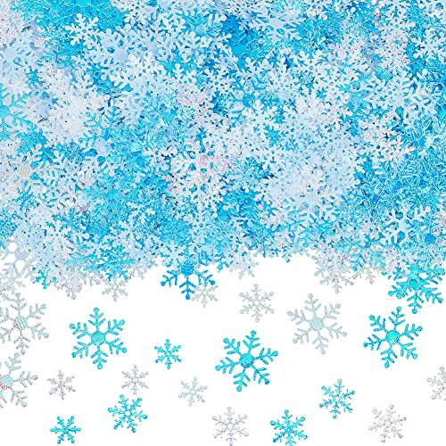 1600pcs Confeti De Copos De Nieve, Decoraciones Navideã...