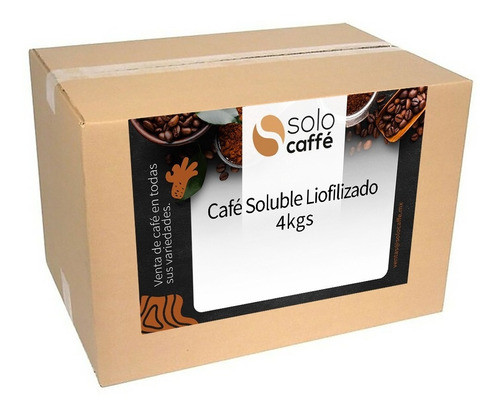 Solocaffe Café Liofilizado - Blend 4 Kgs Granel