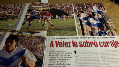 Revista Goles 1768 Año 1993 Velez Coraje