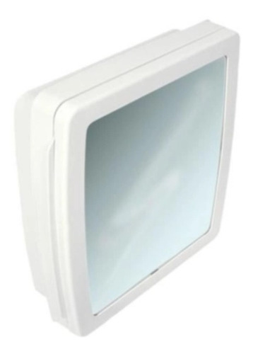 Armário C/ Espelho Versátil Branco Banheiro 37x34x10cm