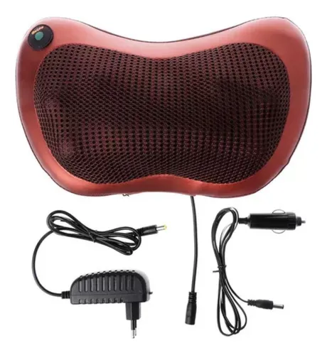 Masajeador Eléctrico Almohada Cojín Lumbar Cuello Piernas
