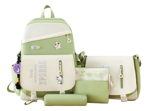 Four-piece Set Of Large-capacity Girls' Backpacks