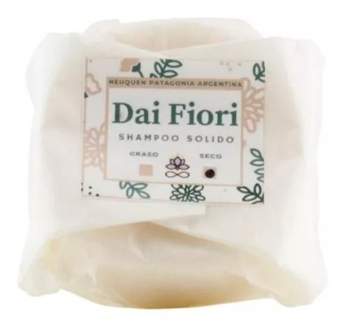 Imagen 1 de 6 de Shampoo Sólido Dai Fiori Para Cabello Seco 3/c