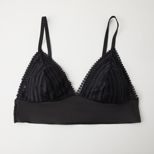 Brasier Tipo Bralette Top De Encaje Mujer Cómodo Sexy