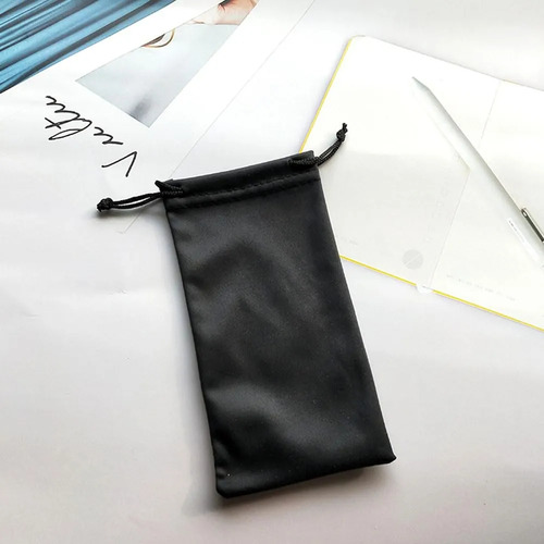 Bolsa De Gafas Para Lentes De Tela De Microfibra, 100 Unidad