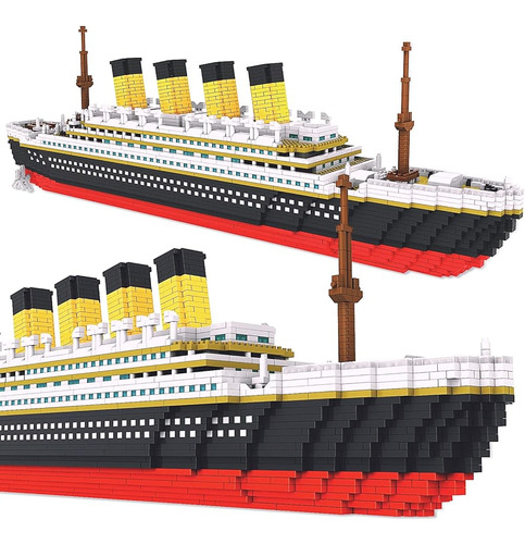 ~? 3800+ Pcs Micro Blocks Titanic Model Building Set, Mini B