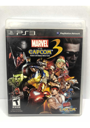Marvel Vs. Capcom 3 Fate Of Two Worlds Ps3 Playstation 3