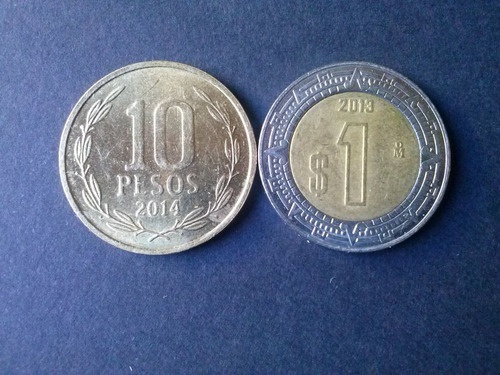 Moneda México 1 Peso Bimetálica 2013 (c45)