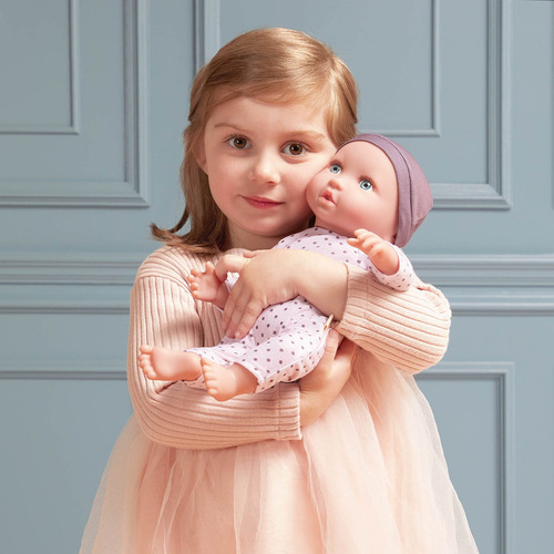 Muñeca Bebé Recién Nacida 35 Cm Ojos Azules Y Cuerpo Suave