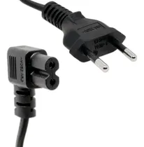 Comprar Cabo De Força Energia Bipolar 90º Tv Samsung LG Tcl Smart Ps3 Ps4 Impressora 110v\u002F220v Tipo L 90 Graus Alimentação