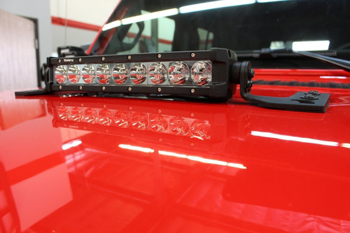 Imagen 2 de 4 de Montaje Para Barra Led 10 Sencilla Jeep Wrangler Jl 18-2020