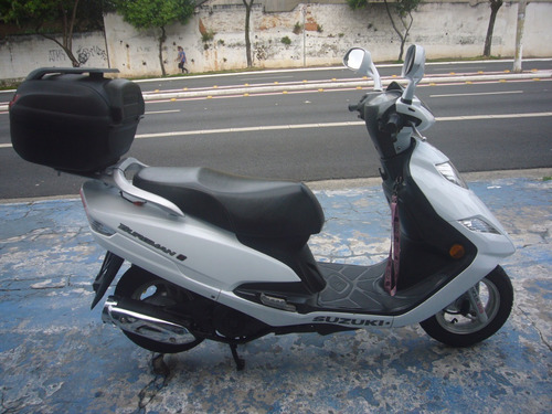 Suzuki Burgman 125 I Ano 2014 Branca Troca Financia