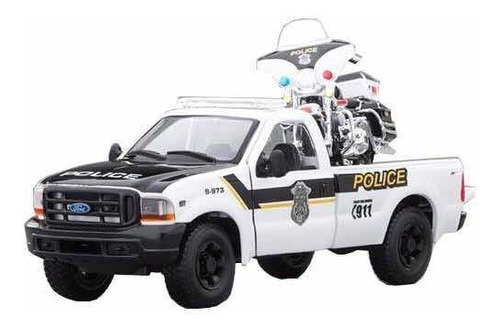 Camioneta Ford Pickup Harley Davidson Police Sclale 1:24
