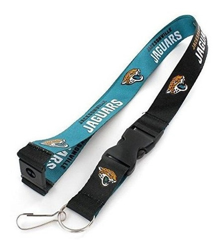 Cordón Reversible Aminco Nfl Jacksonville Jaguars, Negro