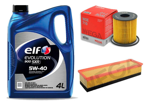 Kit Filtro Peugeot 207 Compact 1.4 + Aceite Elf 5w40 4l