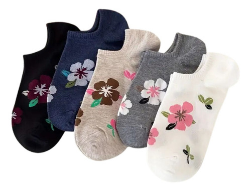 Calcetines Dama Algodón Algodon 12 Pares Mil Diseños Surtido