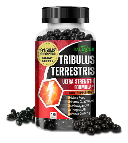 Extracto De Tribulus Terrestris De Balincer Premium, 120 Cáp